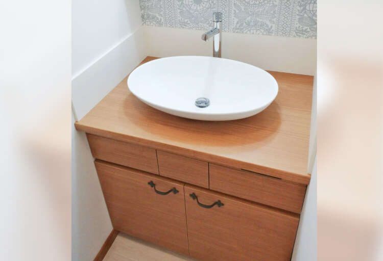 洗面化粧台の写真2