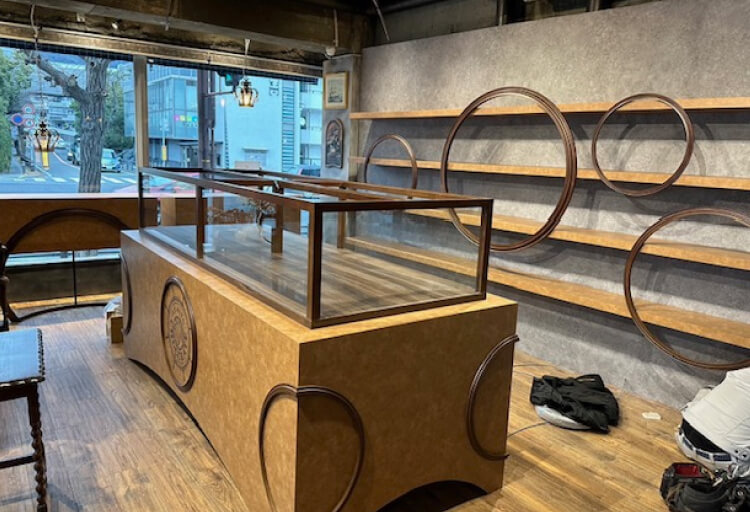 芦屋店舗／ショーケースの写真